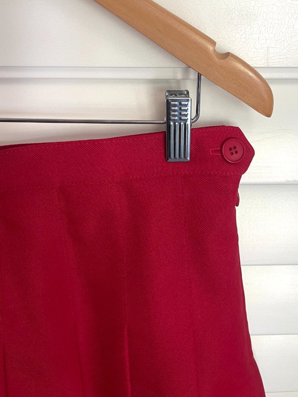 *Vintage* American Apparel Tennis Cheerleader Skirt in Red Size Large - Picture 11 of 16